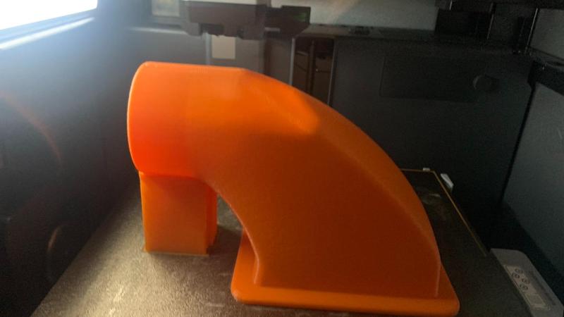 Exhaust Port with Magnet Holes 2.5" Shop Vac Hose