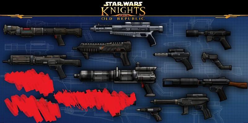 Kotor Blasters collection