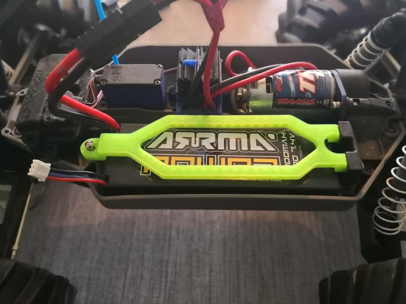 Battery clamp for Traxxas Stampede