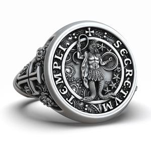 Abraxas Secretum Templi Knight Templar Mystique Symbols Signet