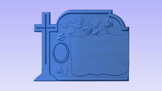 Tombstone 3D stl
