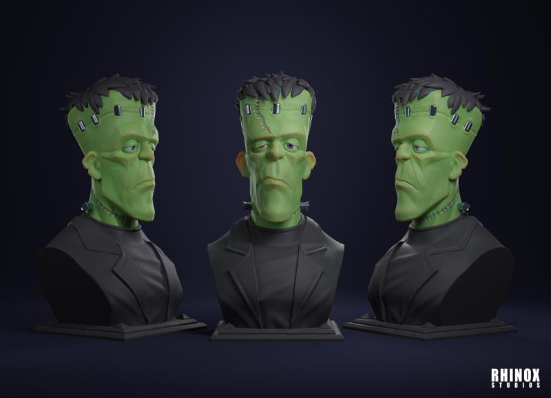 Busto frankenstein