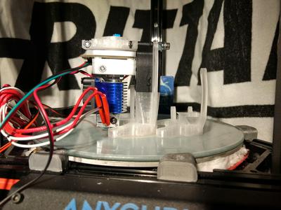E3D-v6 Orion compatible effector mount Anycubic kossel