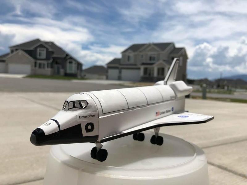 Space Shuttle Model Rocket (based on Estes Baby Bertha)