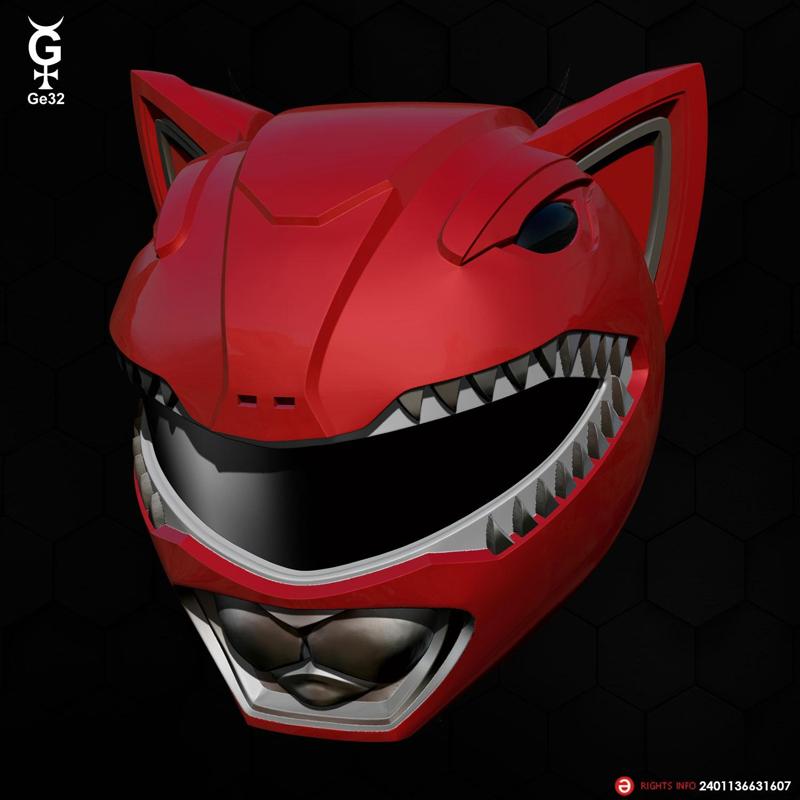 RED RANGER CAT - Helmet