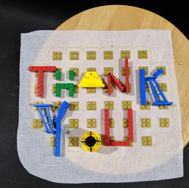 Fabric Lego Connector