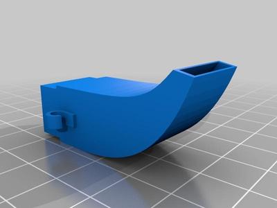 Anet A6 fan duct with rubber band - Buse Anet A6 avec élastique