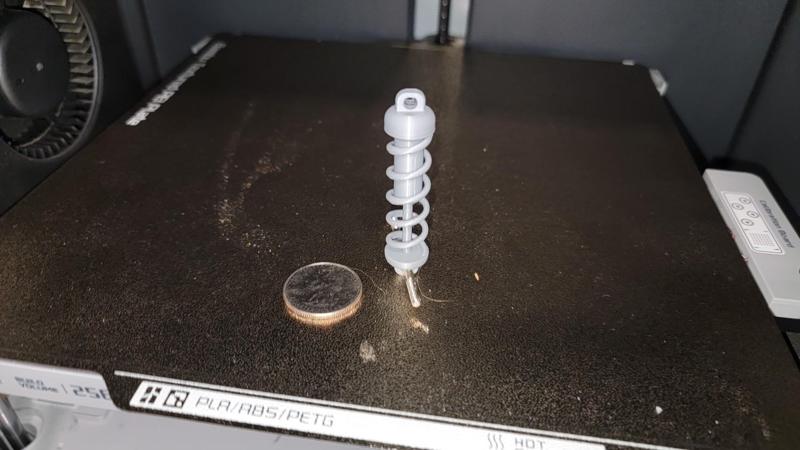 Functioning Coil Over Shock Print in Place