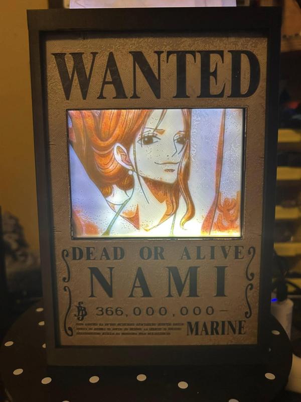 LightBox Wanted One Piece Nami