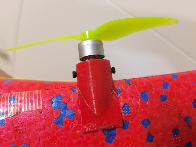 68 Hand-launch Glider Motor Mount Adapter for 1104 Budget Motor