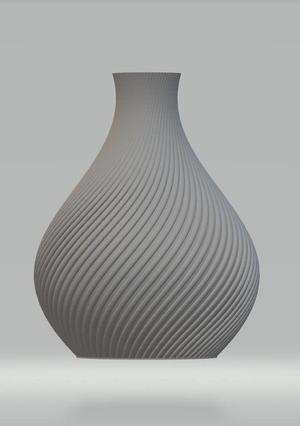 decorative spiral plant vase