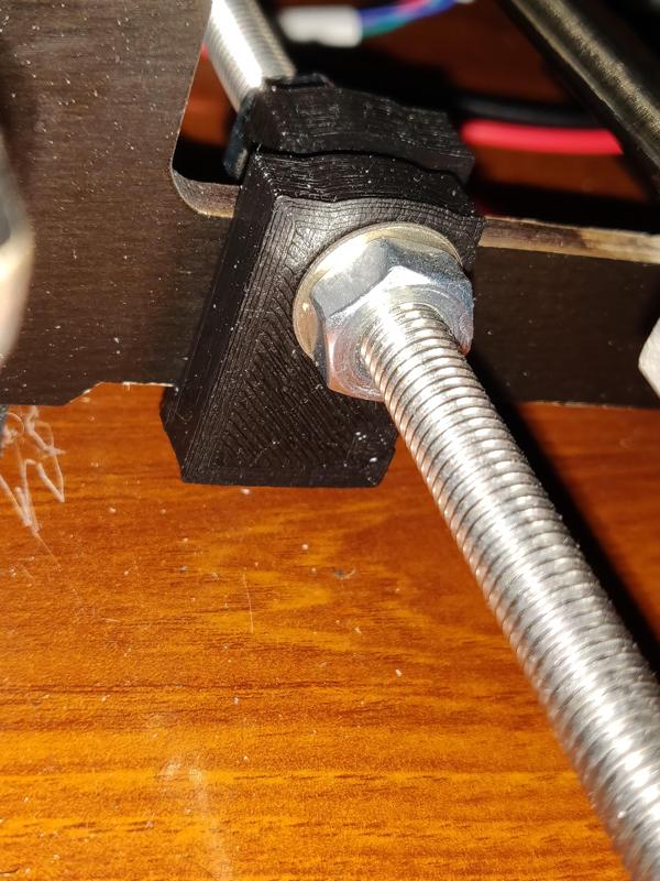 anet a8 threaded rod holder