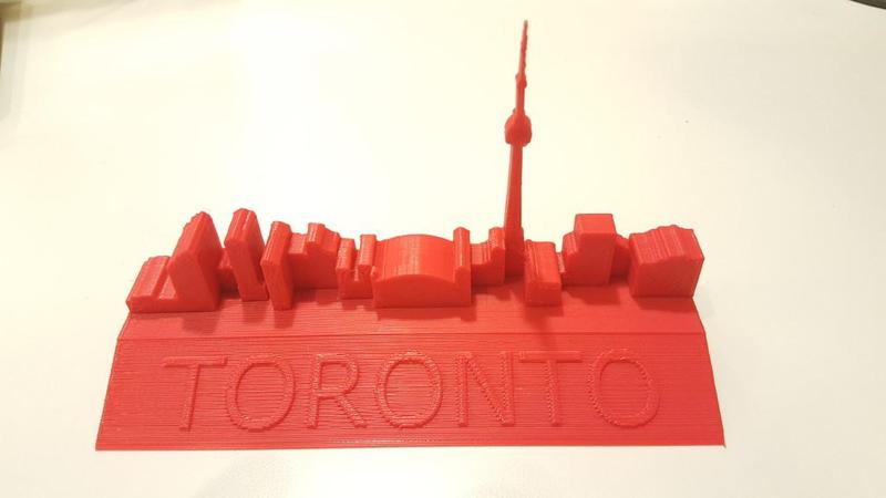Toronto 3D Skyline Paperweight