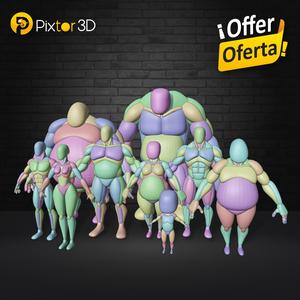 Blocking 3d (9 models)