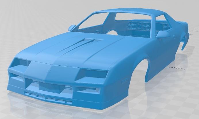 Chevrolet Camaro Z28 Coupe 1982 Printable Body Car