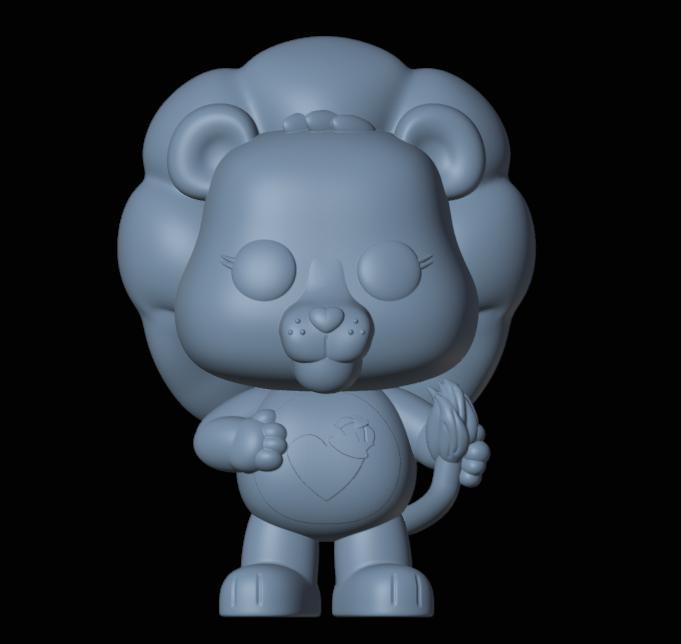 brave heart lion funko pop from the care bares