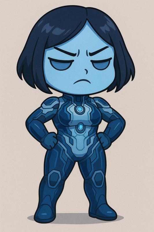 Halo Chibi - Cortana
