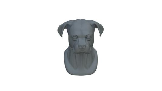 statue puggle dog