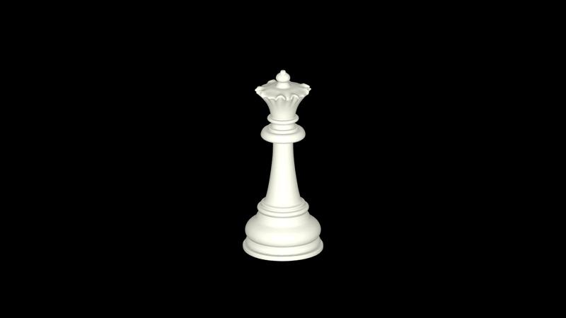 Chess Queen Decorative Sculpture