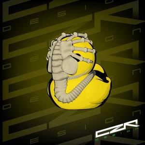 Kawaii Duckling Alien facehugger