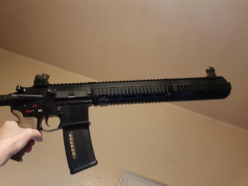 Airsoft 416 Front Handguard Extension