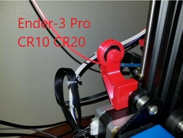 Ender-3 / CR10 / CR20/Tevo Tornado filament roller guide