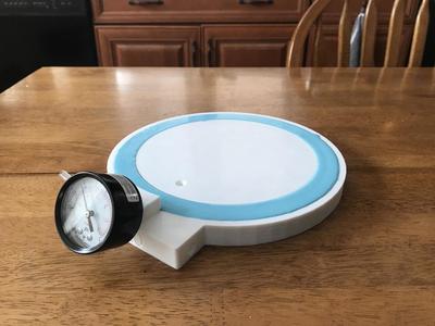 3D Printable Vacuum/Degassing Chamber base