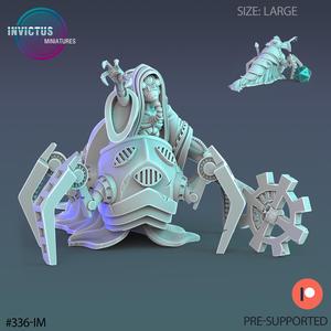 Mechanoid Priest / Alien Automaton / Infantry Machine / Evil Cyborg Scout / Space War Construct / Steampunk Battle Robot / Invasion Army / Cyberpunk Droid / Sci-Fi Encounter