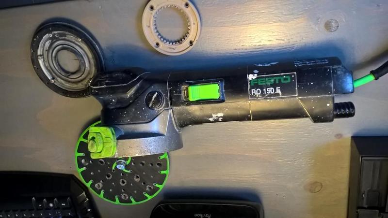FESTOOL RO 150 E Gear and Dustplate