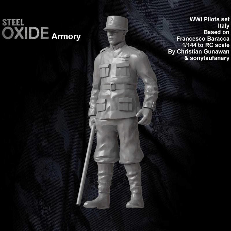 WWI Italian pilot based on Francesco Baracca