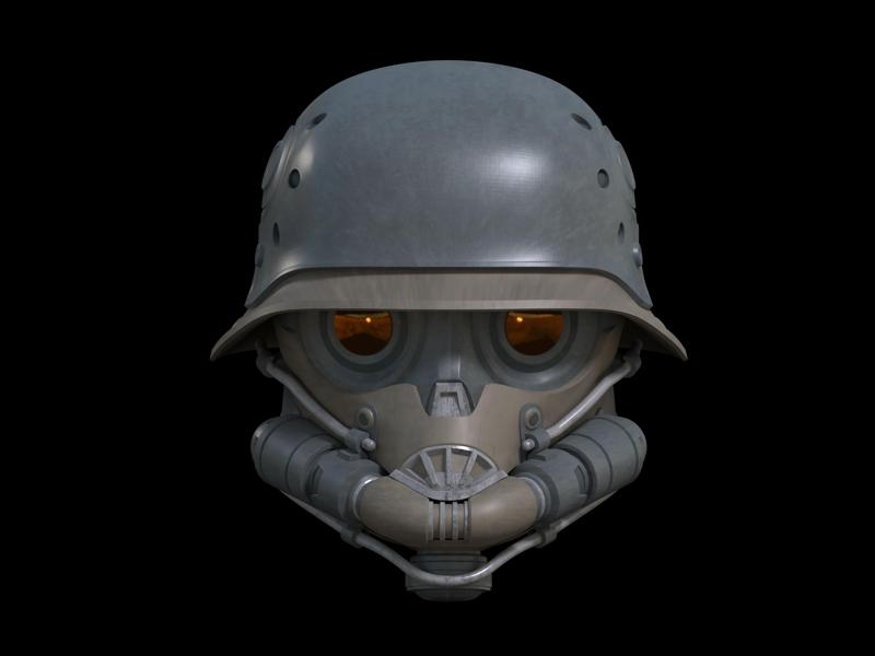 Kerberos helmet 3d print file
