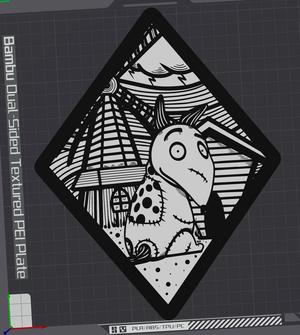 SPARKY FROM FRANKENWEENIE LIGHTBOX WITH COLOUR CHANge