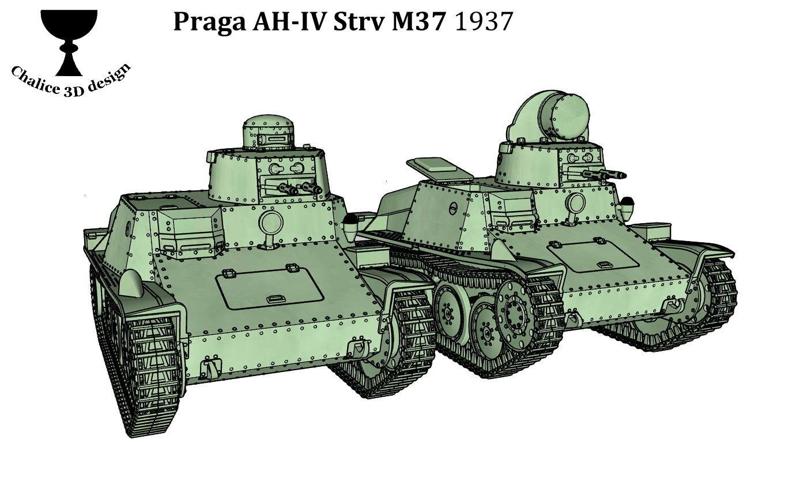 Praga AH-IV Strv M37 1-35