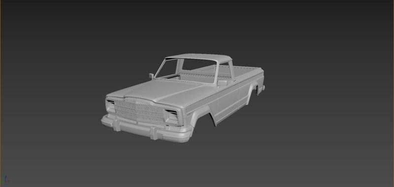 Jeep J10 1986 Body For Print