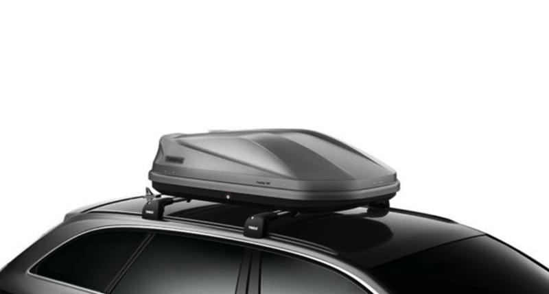 Rooftop Cargo Boxes. Car roof rack with cargo box Touring