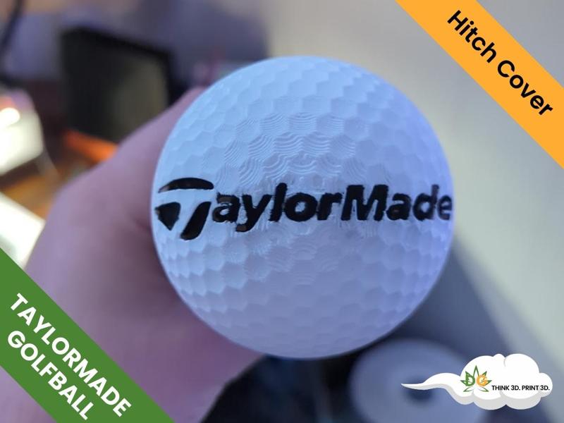 TaylorMade Golf ball Hitch Cover by DankGraphics3D