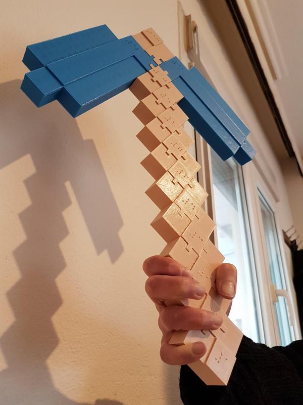 STONE PICKAXE PUZZLE (MINECRAFT)