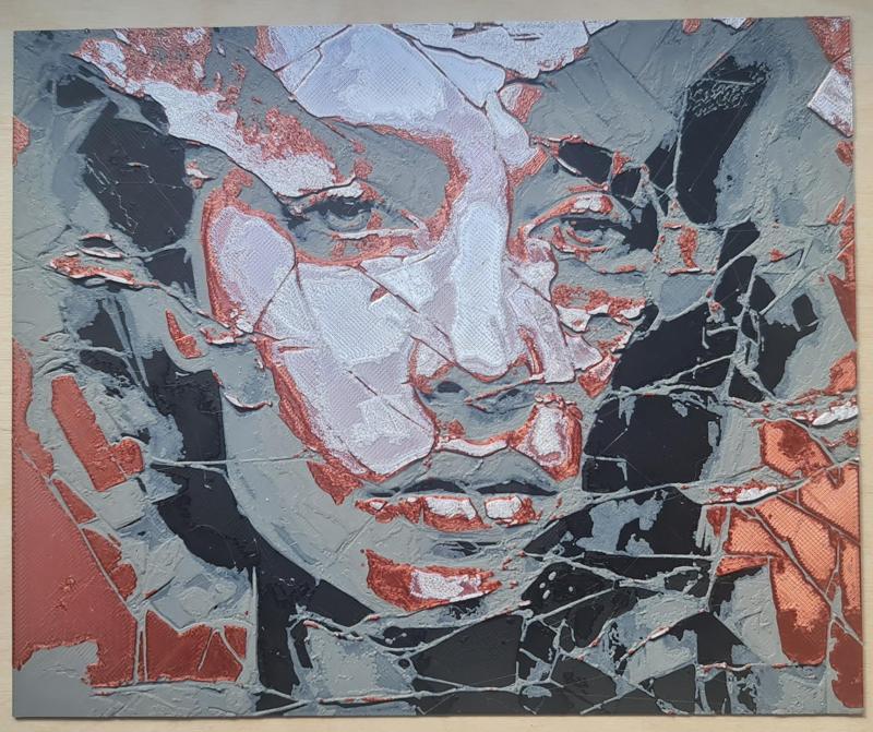 HueForge Girl Portrait