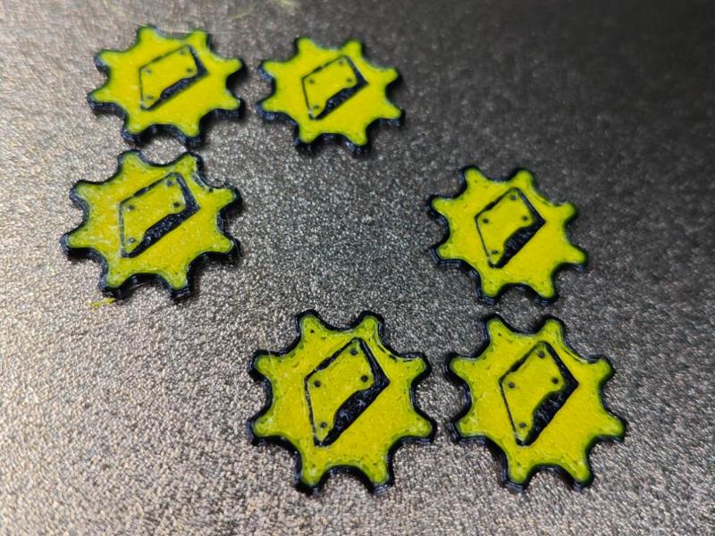 Clank Adventuring Party MultiColor Monkeybot Token