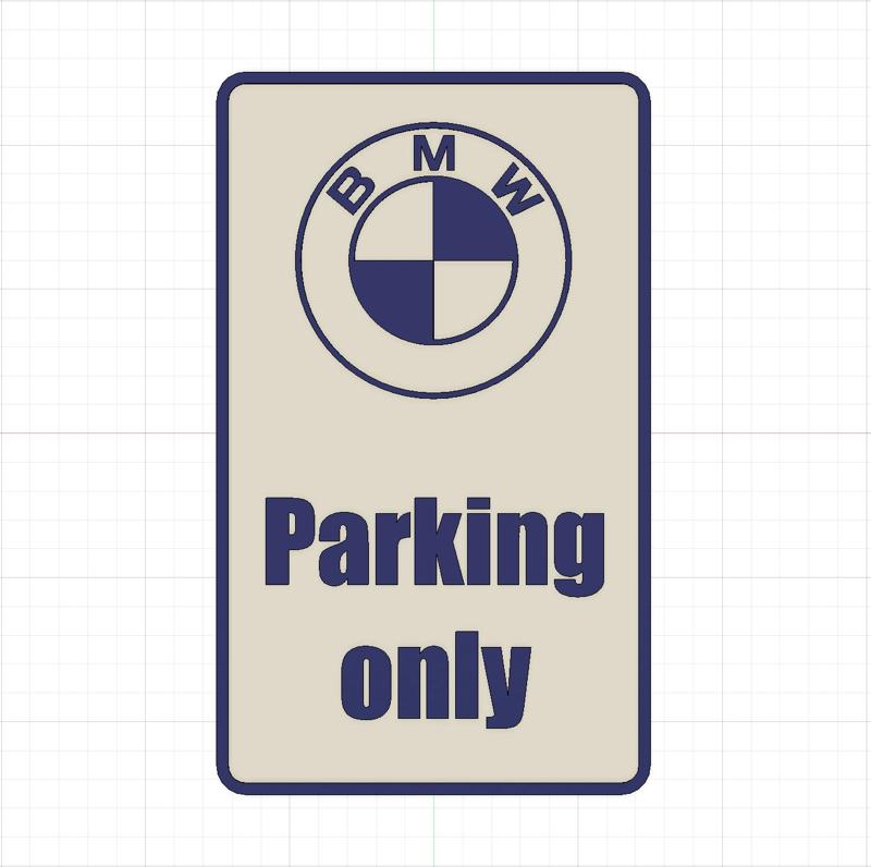 BMW parking only