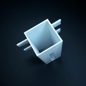3d square tube short