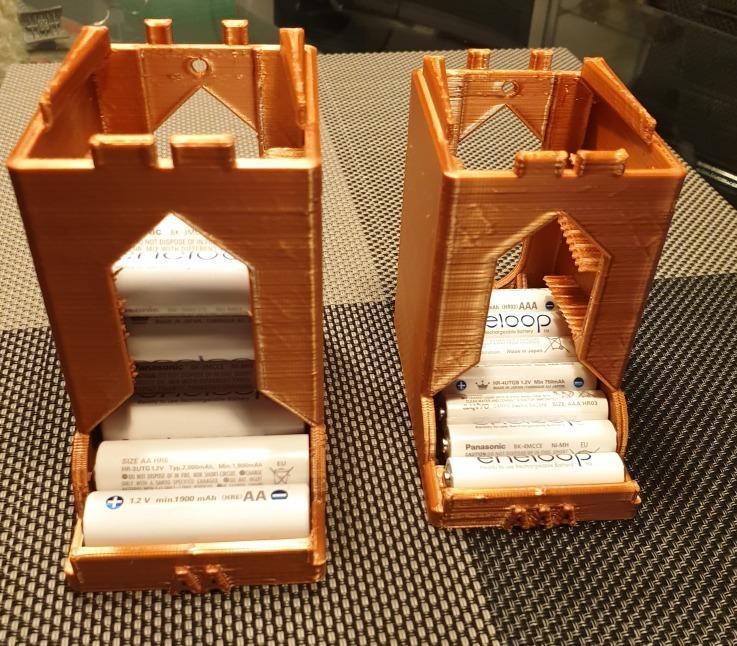 Battery Dispenser AAA V3 STACK-ABLE + LID (remix) 