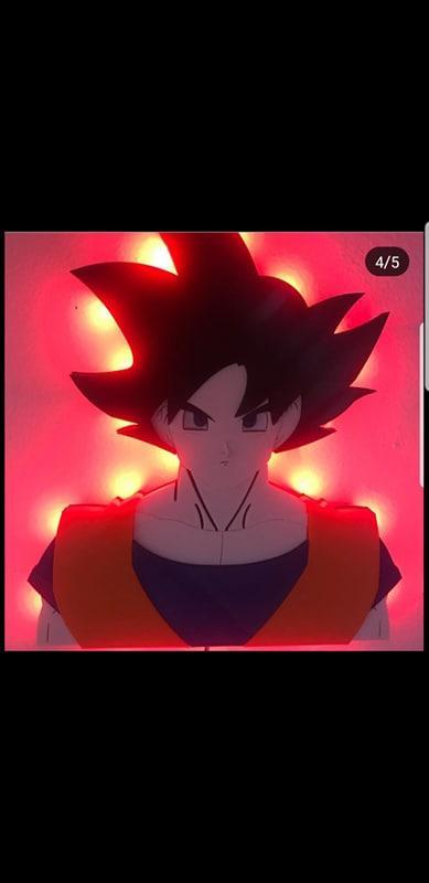 Goku Light Up Wall Mount