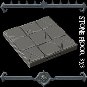 Gothic City: Stone Floor Sample