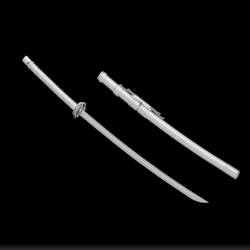 Dragon Katana Model - Oni Sword STL - Katana 3D Print - Japanese Sword Design - Dragon Blade Sculpture