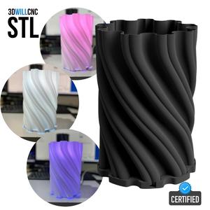 Luminária de mesa orgânica torcida Modelo 01