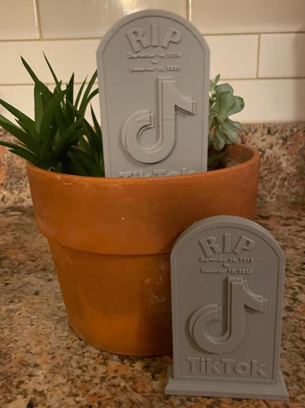 TikTok Gravestone