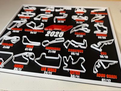2025 Formula 1 Race Calendar