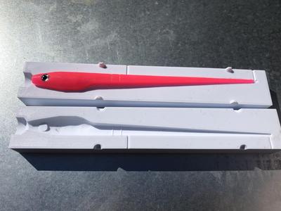 Sandeel Lure Mould 17cm