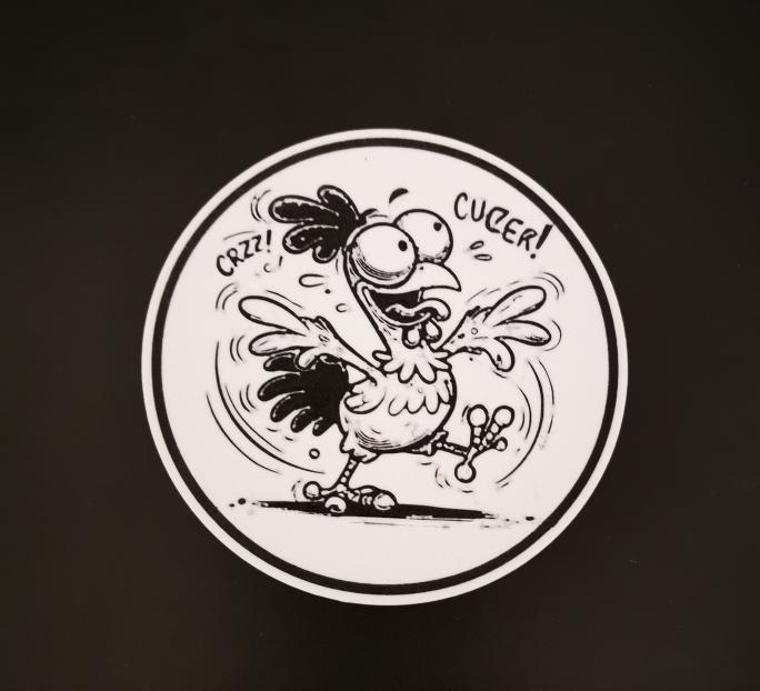 Cute chicken coaster